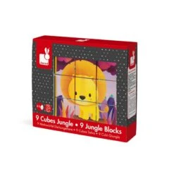 Janod 9 Cubes Animaux De La Jungle - Kubkid -Jouets Pour Enfants Boutique 9 cubes animaux de la jungle kubkid 3