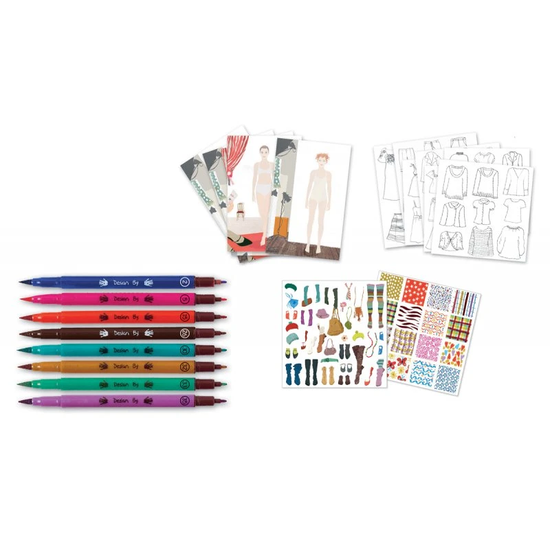 Djeco Atelier Mode Dessiner Une Collection 4 Djeco Atelier Mode Dessiner Une Collection – Image 4