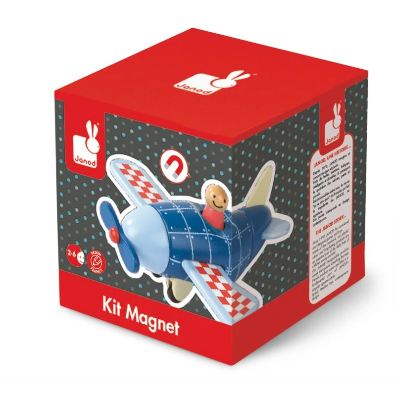 Janod Avion Kit Magnet - Jeu De Construction Magnétique 2 Janod Avion Kit Magnet - Jeu De Construction Magnétique – Image 2