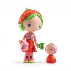 Djeco Berry Et Lila La Fraise - Figurine Tinyly