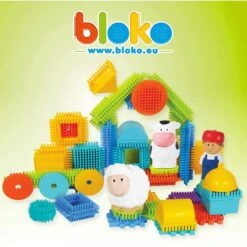 Coffret De 100 BIoko Avec 1 Ferme Et 3 Figurines 3D -Jouets Pour Enfants Boutique bloko coffret de 100 bioko avec 1 ferme et 3 figurines 3d 3