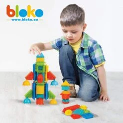 Coffret De 100 BIoko Avec 1 Ferme Et 3 Figurines 3D -Jouets Pour Enfants Boutique bloko coffret de 100 bioko avec 1 ferme et 3 figurines 3d 4