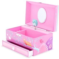 Boîte à Bijoux Musicale Hibou