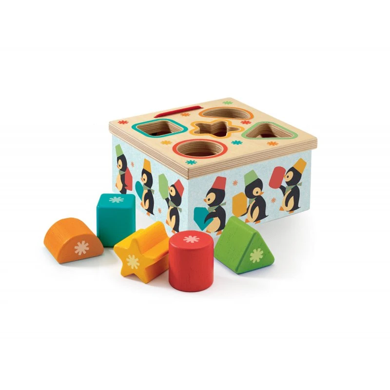 Djeco Boite à Formes Géo Junzo 1 Djeco Boite à Formes Géo Junzo