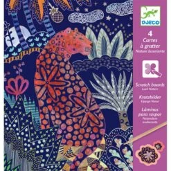Djeco Cartes à Gratter Nature Luxuriante -Jouets Pour Enfants Boutique cartes a gratter nature luxuriante 2