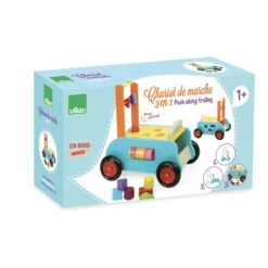 Vilac Chariot De Marche 3 En 1 -Jouets Pour Enfants Boutique chariot de marche 3 en 1 3