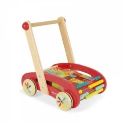 Janod Chariot De Marche Avec Cubes En Bois ABC Buggy Tatoo -Jouets Pour Enfants Boutique chariot de marche abc buggy tatoo 2