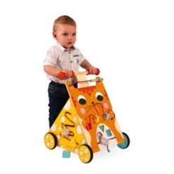 Chariot De Marche Multi Activités Avec Frein Chat - Janod -Jouets Pour Enfants Boutique chariot multi activites chat 10