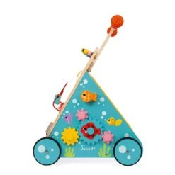 Chariot De Marche Multi Activités Avec Frein Chat - Janod -Jouets Pour Enfants Boutique chariot multi activites chat 4