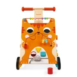 Chariot De Marche Multi Activités Avec Frein Chat - Janod -Jouets Pour Enfants Boutique chariot multi activites chat 6