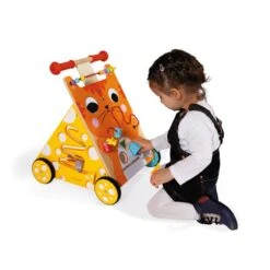 Chariot De Marche Multi Activités Avec Frein Chat - Janod -Jouets Pour Enfants Boutique chariot multi activites chat 8