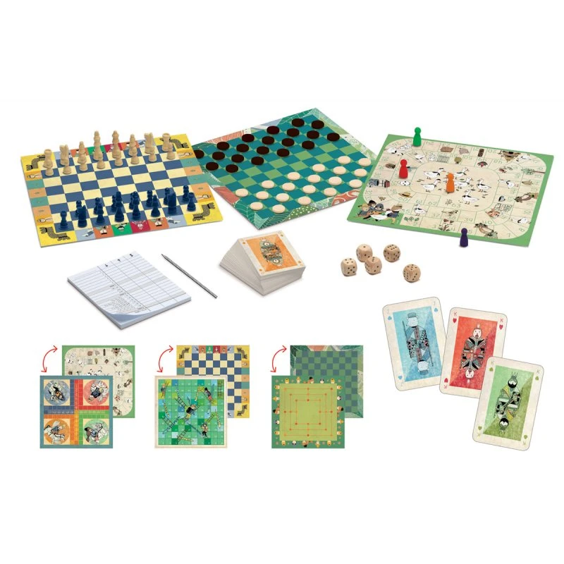 Classic Box 20 Jeux - 6 Ans+ - Djeco 2 Classic Box 20 Jeux - 6 Ans+ - Djeco – Image 2