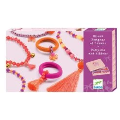 Djeco Coffret De Bijoux Pompons Et Rubans -Jouets Pour Enfants Boutique coffret de bijoux pompons et rubans 2