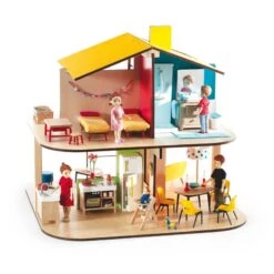 Color House - Maison De Poupées Djeco -Jouets Pour Enfants Boutique color house maison de poupees djeco 2