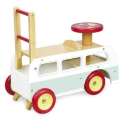 Combi Vilac Chariot De Marche Et Porteur - Minibus -Jouets Pour Enfants Boutique combi retro chariot de marche et porteur 2