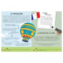 Construis L'avion 3D + Histoire De L'aviation - Livre + Maquette -Jouets Pour Enfants Boutique construis l avion 3d livre maquette 4