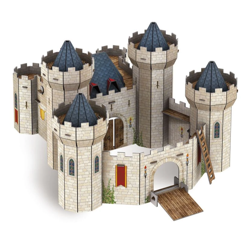 Construis Le Château Fort 3D - Livre Et Maquette 2 Construis Le Château Fort 3D - Livre Et Maquette – Image 2