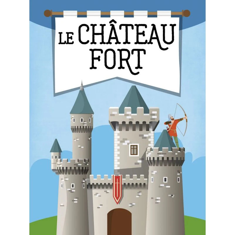 Construis Le Château Fort 3D - Livre Et Maquette 3 Construis Le Château Fort 3D - Livre Et Maquette – Image 3