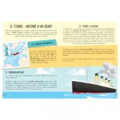 Construis Le Titanic 3D - Livre + Maquette -Jouets Pour Enfants Boutique construis le titanic 3d livre maquette 5