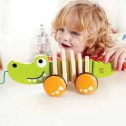 Hape Crocodile à Tirer -Jouets Pour Enfants Boutique crocodile a tirer 2