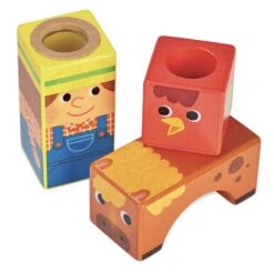 Vilac Cubes Sonores En Bois Animaux De La Ferme -Jouets Pour Enfants Boutique cubes sonores en bois animaux de la ferme 2