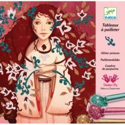 Djeco D'ors Et De Soies - Tableaux à Pailleter -Jouets Pour Enfants Boutique d ors et de soies tableaux a pailleter 2