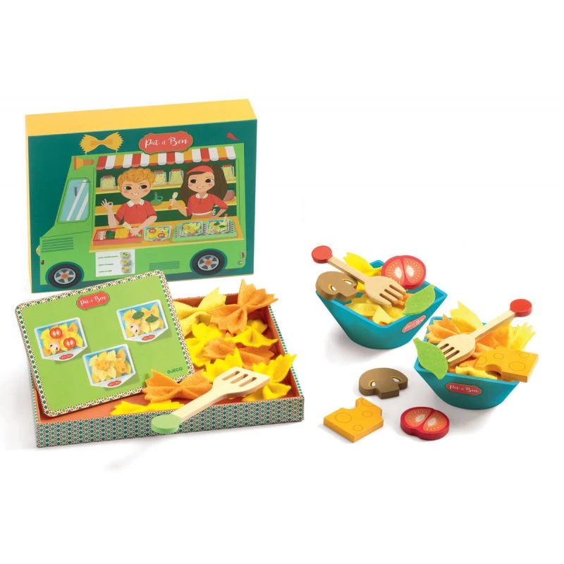 Djeco Dînette Bar à Pâtes - Pat Et Ben 1 Djeco Dînette Bar à Pâtes - Pat Et Ben