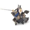 Figurine Prince Noir Au Dragon Et Son Cheval - Papo
