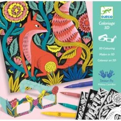 Djeco Forêt Fantastique - Coloriage Avec Effets 3D