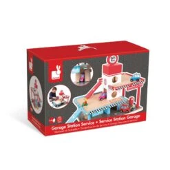 Janod Garage Station Service En Bois 9 Janod Garage Station Service En Bois -Jouets Pour Enfants Boutique garage bois station service janod 3