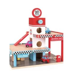 Janod Garage Station Service En Bois 10 Janod Garage Station Service En Bois -Jouets Pour Enfants Boutique garage bois station service janod 4