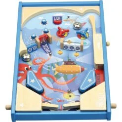 Grand Flipper En Bois Vilac - Sous La Mer -Jouets Pour Enfants Boutique grand flipper en bois vilac sous la mer 4
