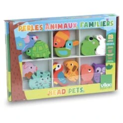 Vilac Grosses Perles à Enfiler Animaux Familiers -Jouets Pour Enfants Boutique grosses perles a enfiler animaux familiers 4