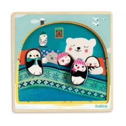 Djeco Igloo - Puzzle 3 Niveaux Pour Enfant De 2 Ans -Jouets Pour Enfants Boutique igloo puzzle 3 niveaux 2
