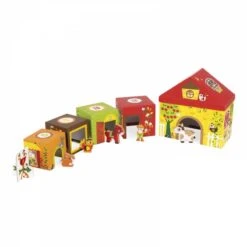 Janod Jouet à Empiler Multikub Ferme 7 Janod Jouet à Empiler Multikub Ferme -Jouets Pour Enfants Boutique jouet a empiler multikub ferme 2
