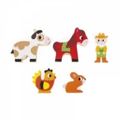 Janod Jouet à Empiler Multikub Ferme 8 Janod Jouet à Empiler Multikub Ferme -Jouets Pour Enfants Boutique jouet a empiler multikub ferme 3