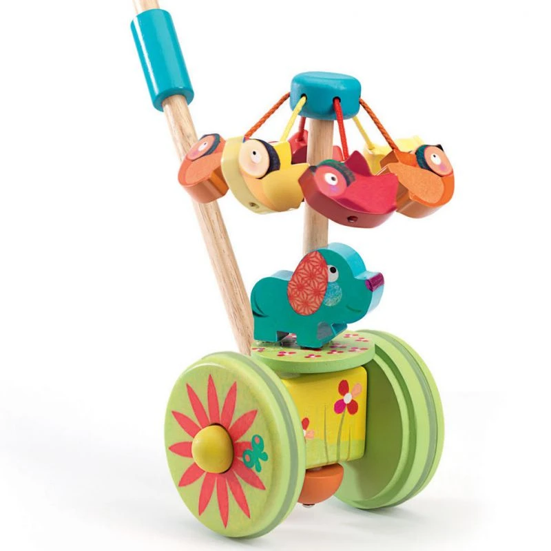 Djeco Jouet à Pousser Rouli Cuicui 2 Djeco Jouet à Pousser Rouli Cuicui – Image 2