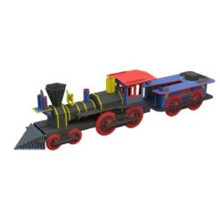 La Locomotive 3D + Histoire Des Trains - Livre + Maquette -Jouets Pour Enfants Boutique la locomotive 3d livre maquette 2