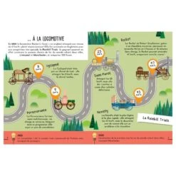 La Locomotive 3D + Histoire Des Trains - Livre + Maquette -Jouets Pour Enfants Boutique la locomotive 3d livre maquette 5