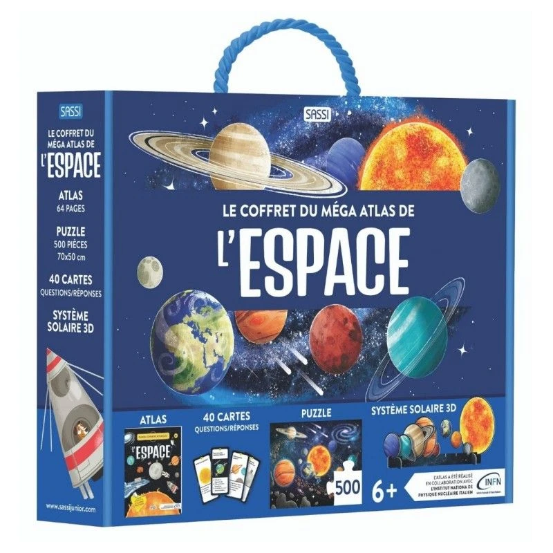 Le Coffret Méga Atlas De L'Espace - Atlas + Puzzle 1 Le Coffret Méga Atlas De L'Espace - Atlas + Puzzle