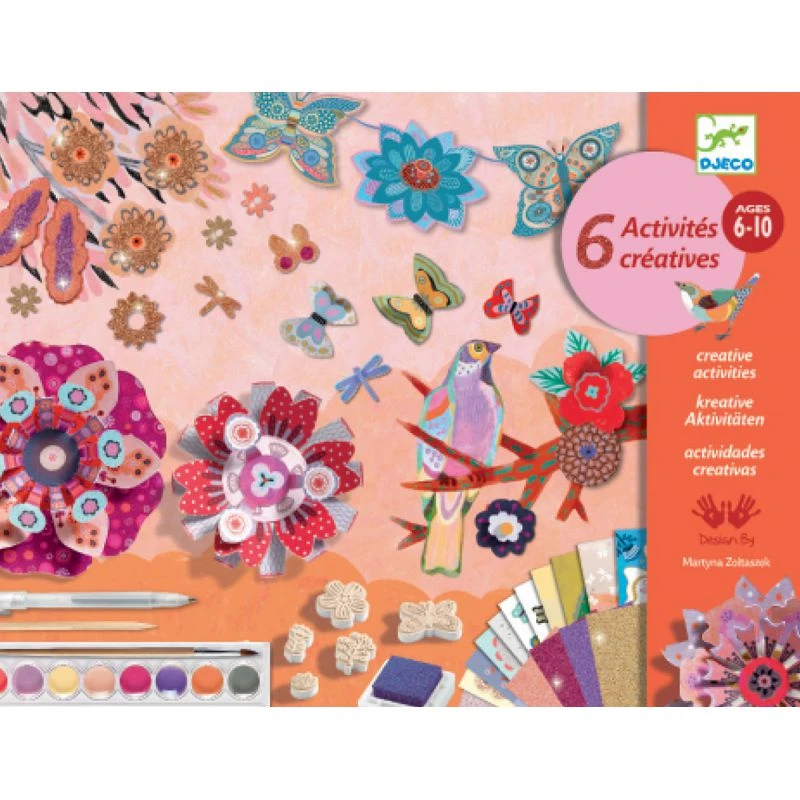 Djeco Le Jardin De Fleurs - Coffret Multi-activités 1 Djeco Le Jardin De Fleurs - Coffret Multi-activités