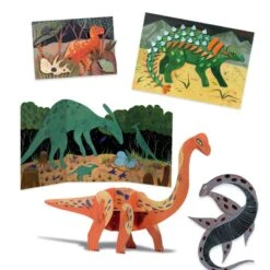 Djeco Le Monde Des Dinosaures - Coffret Multi-activités -Jouets Pour Enfants Boutique le monde des dinosaures coffret multi activites 2
