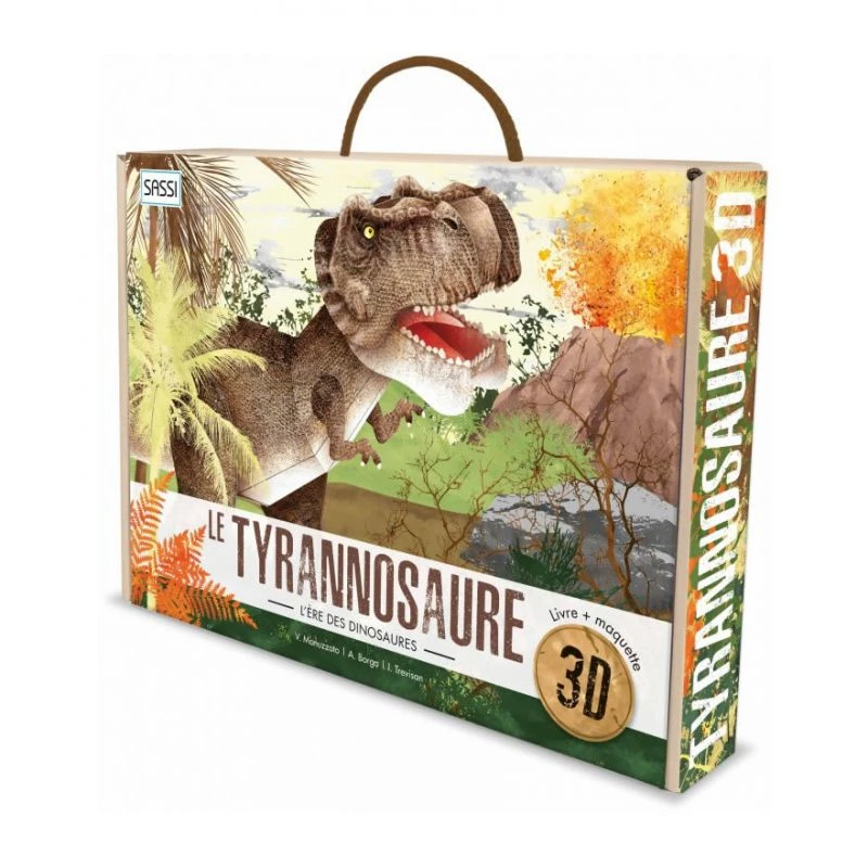 Le Tyrannosaure 3D - Livre + Maquette 1 Le Tyrannosaure 3D - Livre + Maquette