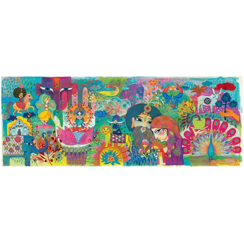 Magic India Puzzle Djeco 1000 Pièces 1 Magic India Puzzle Djeco 1000 Pièces