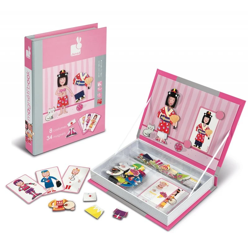 Janod Magnetibook Fille 1 Janod Magnetibook Fille