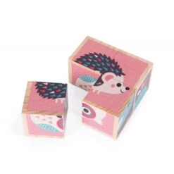 Janod Cubes En Bois Bébés Animaux -Jouets Pour Enfants Boutique mes premiers cubes bebes animaux 5