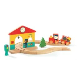 Minitrain Circuit De Train En Bois Djeco Dès 18 Mois 8 Minitrain Circuit De Train En Bois Djeco Dès 18 Mois -Jouets Pour Enfants Boutique minitrain circuit de train djeco 3