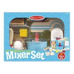 Mixeur Et Set De Pâtisserie Dînette En Bois -Jouets Pour Enfants Boutique mixeur en bois et set de patisserie 2