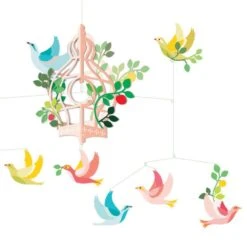 Djeco Mobile Cage Aux Oiseaux