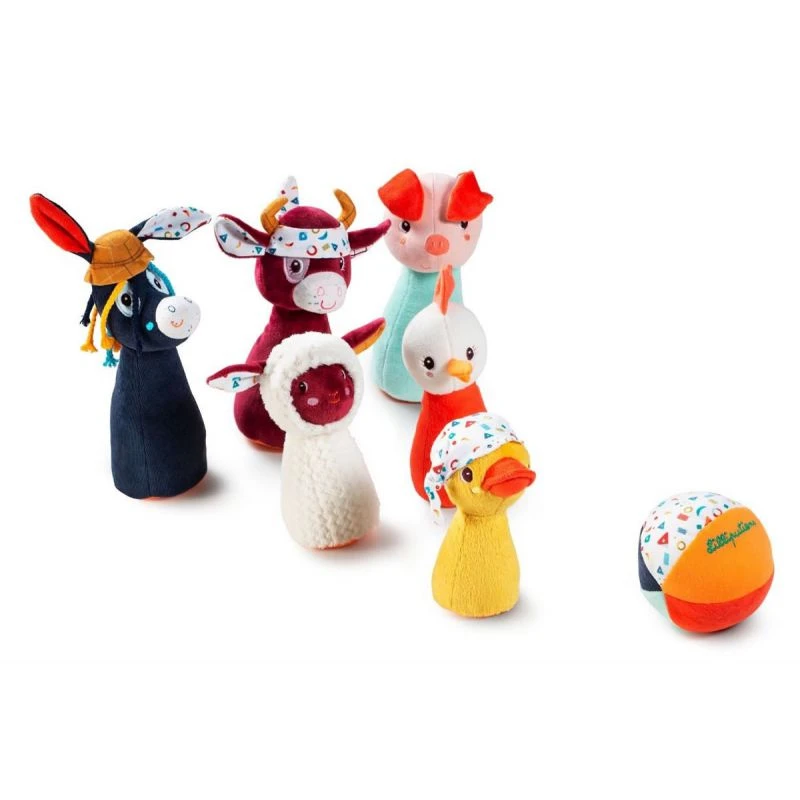 Lilliputiens Mon Premier Jeu De Quilles Ferme 1 Lilliputiens Mon Premier Jeu De Quilles Ferme